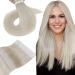 Hetto tape in extensions real hair blond tape-in extensions white blond tape in extensions real hair tape invisible tape extensions hair recovery tape real hair #60 40g 30cm 30 cm #60 blonde