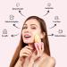 Ice Milo Face & Eye Roller - Tighten Pores, Contour & Prevent Puffiness - Nectarine Pink - Buy Online on GoSupps.com