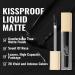 Oulac Liquid Matte Lipstick - Long-lasting Black Vegan Lipstick with Intensive Color & Precise Applicator | 4.5 ml Noir Kiss - Buy Online on GoSupps.com