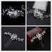 Elegant Bride Wedding Hair Comb Set | Crystal Pearl Hair Clips & Silver Vine Headdress for Girls - Buy Online on GoSupps.com