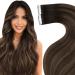 Laavoo tapes real hair Extension brown balayage real hair extensions tape in extensions dark brown ombre tape hair extension real hair extensions 30g 20pcs #2/8/2 30cm-20Pcs 1.4 #2/8/2