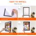 Naimoer 2Pack Magnetic Diamond Painting Frames for 12x16in Canvas - Self-Adhesive Wall Art Frames in Black | Diamond Art Accessory - Buy Online on GoSupps.com