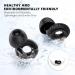 Buy Reusable Ear Plugs for Sleeping & Concerts | Noise Cancelling 20dB Reduction Hearing Protection - 6 Pairs XS/S/M/L (Black - Buy Online on GoSupps.com