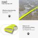5m Neon Yellow Dog Leash - Durable Water & Dirt Repellent Towline for Strong Dogs - Ideal Hand Loop Design - Buy Online on GoSupps.com