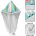 Cactus Alpaca Hair Towel 2 Pack - Super Absorbent Quick Dry Hair Turbans for Women & Girls - Buy Online on GoSupps.com