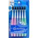 MitButy Charcoal Toothbrush - Pack of 6 | Ultra Soft Thin Bristles for Gentle Cleaning & Whiter Teeth - Buy Online on GoSupps.com