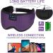 LC-dolida Bluetooth Sleep Mask with Headphones for Side Sleepers - Dark Purple - Buy Online on GoSupps.com