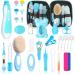 19PCS Baby Healthcare & Grooming Kit | Upgraded Safety Set for Newborns | Electric Nail Filer | Blue Color - Buy Online on GoSupps.com
