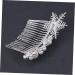 Housoutil 1pc Hair Barrettes Bridal Headpieces for Wedding Xmas Side Comb Pearl Side Comb Xmas Wedding Hair Pin Floral Wedding Pearl Hair Accessories Bride Christmas Slideshow Size 1 Silver - Buy Online on GoSupps.com