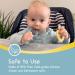 Papablic Infant Training Toothbrush 2 Pack - Soft Silicone Baby Toothbrush for Ages 4 Months and Up - BPA Free - Yellow & Blue - Buy Online on GoSupps.com