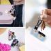 HEYSKAY 5PCS Lip Balm Holder Sleeves | Keychain Clip-On Lipstick & Chapstick Holder | Floral Elastic Sleeves for Lip Gloss - Buy Online on GoSupps.com