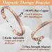 Cigmag Lymphatic Drainage Copper Bracelet for Women - Adjustable Magnetic Brazaletes Cuff Bangle in Braided Tricolour - Ultra Strength Magnet - Gift Box Included - Buy Online on GoSupps.com