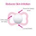 MAM Air Night & Day Baby Pacifier 3 Count Pack - Glows in The Dark, Sensitive Skin, 6-16 Months, Girl - Buy Online on GoSupps.com