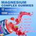 90 Count | Magnesium Complex Gummies for Women & Men 12 Forms of Magnesium (Glycinate Citrate& More) Magnesium Supplement with Ashwagandha Supports Sl ep Bone Energy Raspberry Flavor 90 Count (Pack of 1) - Buy Online on GoSupps.com
