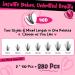 PRO DIY Lash Extension Kit - 280pcs D Curl Individual Lashes with Bond, Seal, and Applicator - Easy to Apply at Home - 40D-9-15 Mix Kit - Buy Online on GoSupps.com