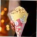 SOLUSTRE 500 Pcs Triangle Paper Popcorn Bag French Fries Cone Paper Popcorn Bags Container Candy Gift Bags Individually Wrapped Snacks Finger Food Cones Movie Striped Paper Small 16*16*20.5cmx10pcs As Shownx10pcs - Buy Online on GoSupps.com