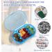 Shop WLLHYF 3 Pack Pill Organizer - Moisture Proof 3 Compartment Case for Travel & Vitamins - Green Blue Black - Ideal Fish Oil Supplement Holder - Buy Online on GoSupps.com
