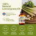 Kukka Lemongrass Essential Oil for Diffuser - 100% Natural Therapeutic Grade - 118ml, for Hair and Skin - Cleansing and Nourishing - Buy Online on GoSupps.com