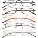 Eyekepper 5-Pack Stainless Steel Half-Eye Reading Glasses +2.5 | Stylish & Durable Readers for Women & Men - International Shipping Available - Buy Online on GoSupps.com