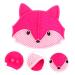 Buy Fox Scrub Makeup Brush Cleaner Mat - Silicone Scrubber & Suction Cup for Easy Cleaning - 17x15cm Rosy| Perfect for All Cosmetic Brushes - Buy Online on GoSupps.com