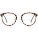 SOJOS Retro Round Blue Light Glasses for Women Computer Glasses Big TR90 Eyewear Frame SJ9001 Bright Leopard