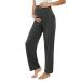 Amorbella Womens Maternity/Pregnancy Sweatpants Long Yoga/Pajama/Lounge Pants Over The Belly M Charcoal