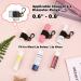Desing Wish Lot de 4 mini porte-chapsticks l vres lastiques pour baumes l vres/gloss l vres/rouges l vres (violet/rose/blanc/rose) Lot de 4 mini violet/rose/blanc/rose - Buy Online on GoSupps.com