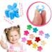 100PCS Mini Flower Hair Claw Clips for Baby Girls | Colorful Toddler Hair Accessories with Strong Hold - Buy Online on GoSupps.com