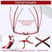 Kerecsen 3 Pack Women's Reading Glasses - High Quality Comfortable Rectangular Glasses (1.00 Deep Red) - Stylish Reading Aid for All Occasions - Buy Online on GoSupps.com