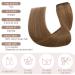 SEGO Clip in Hair Extensions - 100% Remy Human Hair Light Brown #6 5 Clips 18 Inch (45cm) 50g - Premium Quality - Buy Online on GoSupps.com