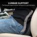 Livtribe Ergonomic Memory Foam Car Seat Cushion - Orthopedic Support for Comfort on Road Trips (Black) - Buy Online on GoSupps.com