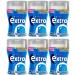 Extra Peppermint Chewing Gum Sugar Free Large Bottle 6 Packs of 90 Pieces (Peppermint)