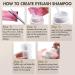 Lash Shampoo Concentrate for Eyelash Extensions - Hypoallergenic & Non-Irritating Cleanser | 10 Bags for Salon & Home Use - International Shipping Available - Buy Online on GoSupps.com