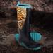 TIDEWE Women's Multi-Season Waterproof Rubber Boots - Pink & Green, Size 8 - Buy Online on GoSupps.com