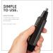 ToiletTree Water Resistant Steel Nose Trimmer with LED Light & Travel Case - Durable Heavy Duty Grooming Tool for Men | Shop Internationally - Buy Online on GoSupps.com