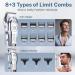 KIKIDO Hair Clippers Professional Cordless for Men Trimmer Beard Kits Men's Grooming Set with LCD Display Electric Shavers Razor for Barber Grooming Family Home (Sliver-3) - Buy Online on GoSupps.com