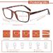 Cojwis Blue Light Blocking Reading Glasses - 2 Pack Tortoiseshell Spring Hinge Anti-Dizzy - Stylish & Comfortable for Men & Women (0.75x) - Buy Online on GoSupps.com