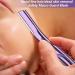 Premium Eyebrow Razors for Men & Women | Dermaplaning Tools with Non-Slip Silver Diamond Handle | Stainless Steel Purple Eyebrow Trimmer - Buy Online on GoSupps.com
