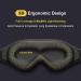 Puikos Eye Mask - Comfortable Adjustable Sleeping Mask for Men & Women | Blackout & Weighted Protection for Side Sleepers | Ideal for Travel Yoga & Naps - Buy Online on GoSupps.com