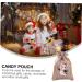 PLAFOPE Holiday Bags 12pcs Christmas Drawstring Bag Candy Bags Xmas Candy Bag Drawstring Storage Bags Miss Cartoon - Buy Online on GoSupps.com