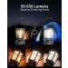 Rechargeable LED Camping Lantern 650 Lumens | 3 Light Modes | Power Bank | Waterproof | Stepless Dimming | Solar Hand Crank | Emergency Lantern for Power Outage & Hiking - Buy Online on GoSupps.com