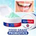 Probiotic Teeth Whitening Powder - Mint Formula for Deep Clean & Fresh Breath | International Shipping Available - Buy Online on GoSupps.com