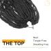BOHOBABE 12 Short Bohemian Box Braids Crochet Hair with Curly Ends - 8 Packs Crochet Box Braids (1B) - Buy Online on GoSupps.com