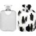 Watercolor Cow Pattern Heat Bottle - 2L Hot Water Bottle for Pain Relief & Compress - Buy Online on GoSupps.com