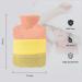 OliviaLiving Hot Water Bottle with Soft Premium Cover 1.5L Hot Water Bag for Menstrual Cramps Neck and Shoulder Pain Relief Hot and Cold Therapies Hand Feet Warmer Orange - Buy Online on GoSupps.com