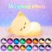 Cute Cat Night Light | 16 Color Changing Baby Nightlight | Rechargeable & Portable | Perfect Gift for Cat Lovers & Kids - Buy Online on GoSupps.com
