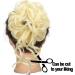Hair Bun Hairpiece for Women Messy Bun Hair Piece for Women Tousled Updo Hair Bun Extensions Synthetic Elastic Band Hair Chignon Wavy Curly Ponytail Hairpieces for Daily Wear Hair Chignons(Q40 60) - Buy Online on GoSupps.com