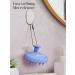 Heeta Scalp Massage Brush Silicone Hair Brush for Soft Bristle Massage | Shampoo Brush for Wet & Dry Hair - Blue - Buy Online on GoSupps.com