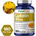 NusasPure Lutein - Suitable for Vegetarian/Vegan Non - GMO - 40 mg - 180 Capsules - Buy Online on GoSupps.com