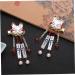 FAVOMOTO 1 Pair Fox Tassel Clip Animal Hair Clip Retro Tassel Hairpin Barrettes for Girls Pearl Clips for Hair Girls Tassel Hairpin Headpiece for Women Costume Alloy Clip Miss - Buy Online on GoSupps.com